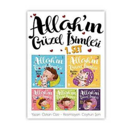 Allah'ın Güzel İsimleri 1. Set - (5 Kitap) / Özkan Öze