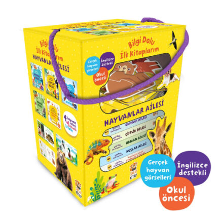 BİLGİ DOLU İLK KİTAPLARIM HAYVANLAR AİLESİ SET (5 KİTAP)
