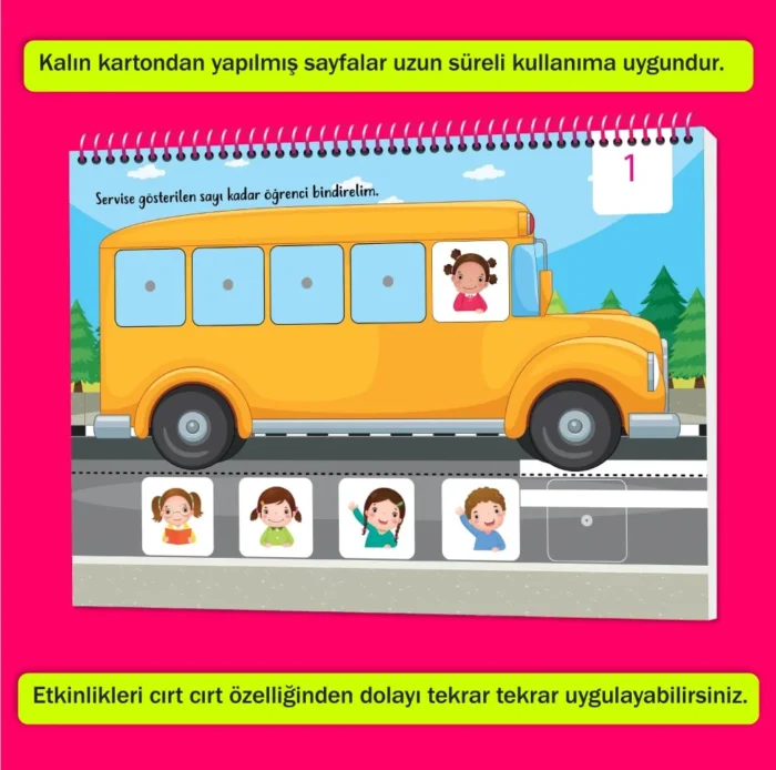 Konuşma ve Dikkati Geliştiren CIRT CIRTLI Etkinlik Kitabım: 2-4 yaş – Bild 4