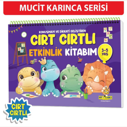 Konuşma ve Dikkati Geliştiren CIRT CIRTLI Etkinlik Kitabım: 3-5 yaş