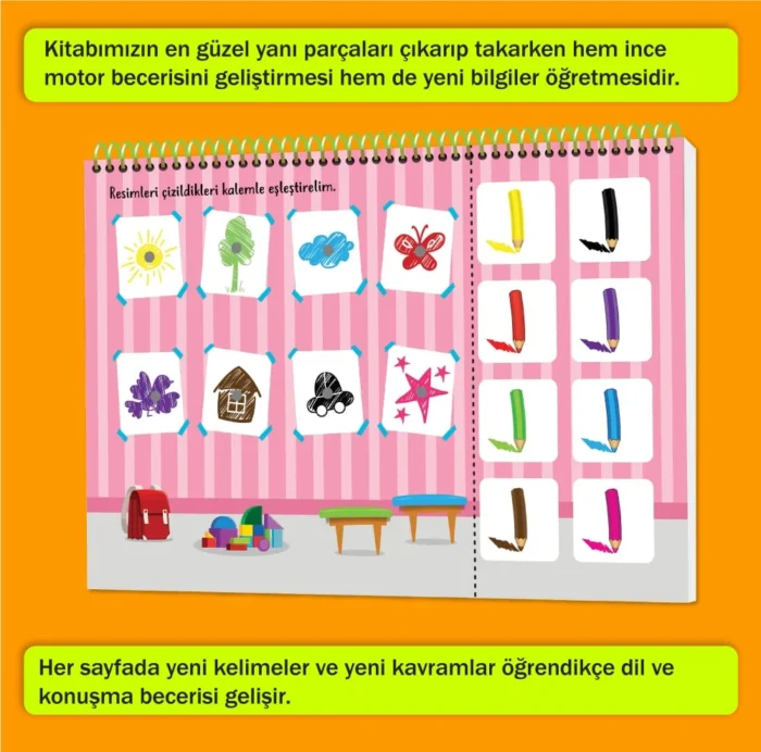 Konuşma ve Dikkati Geliştiren CIRT CIRTLI Etkinlik Kitabım: 3-5 yaş – Bild 3