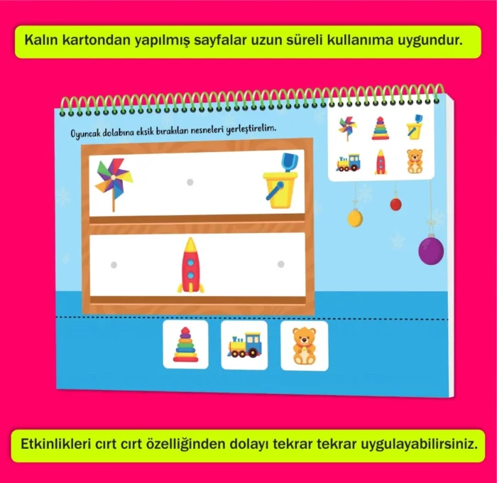 Konuşma ve Dikkati Geliştiren CIRT CIRTLI Etkinlik Kitabım: 3-5 yaş – Bild 4
