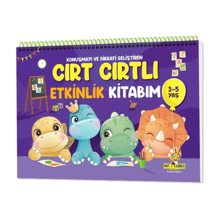 Konuşma ve Dikkati Geliştiren CIRT CIRTLI Etkinlik Kitabım: 3-5 yaş – Bild 2
