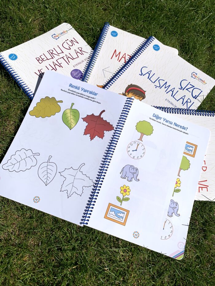 MAVİ ÇEMBER OKUL ÖNCESİ EĞİTİM SETİ (+4 Yaş) – Bild 4