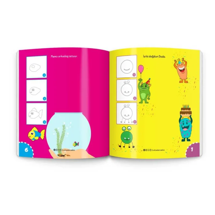 2-4 Yaş Mucit Karınca YAZ-SİL Kitaplar (İlk Kalem, Çizim, Eğlenceli Labirentler, Görsel Dikkat Geliştirme Kitabım) İlk Çizim Kitabım – Bild 3