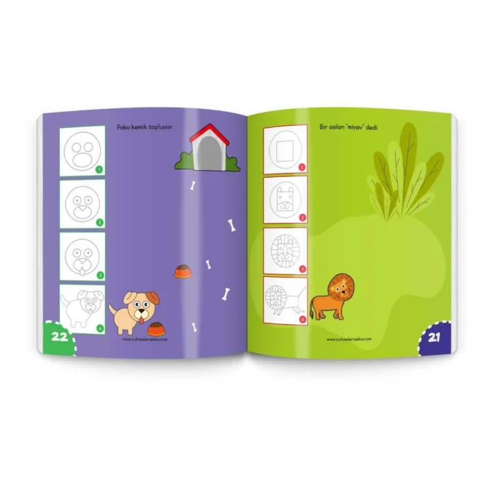 2-4 Yaş Mucit Karınca YAZ-SİL Kitaplar (İlk Kalem, Çizim, Eğlenceli Labirentler, Görsel Dikkat Geliştirme Kitabım) İlk Çizim Kitabım – Bild 4