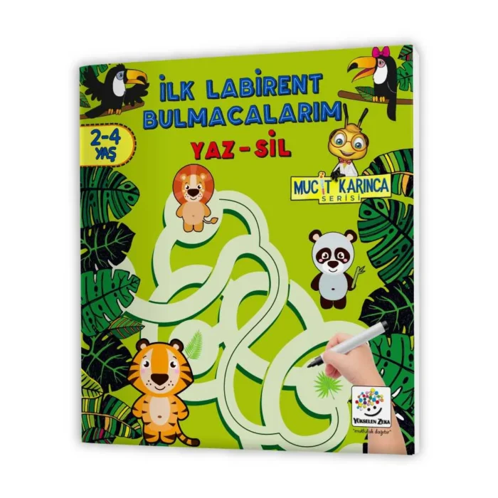 2-4 Yaş Mucit Karınca YAZ-SİL Kitaplar (İlk Kalem, Çizim, Eğlenceli Labirentler, Görsel Dikkat Geliştirme Kitabım) İlk Çizim Kitabım – Bild 8
