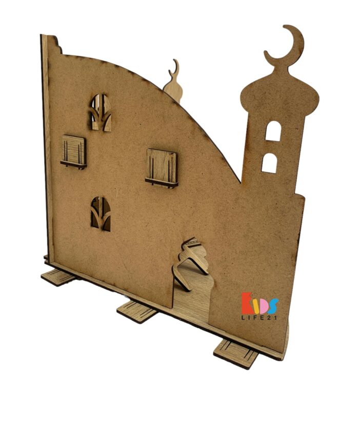 İki Katlı Ahşap Maket Mescit – Bild 7