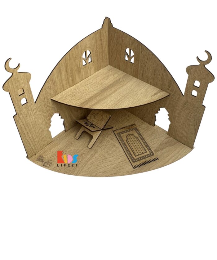 İki Katlı Ahşap Maket Mescit – Bild 2