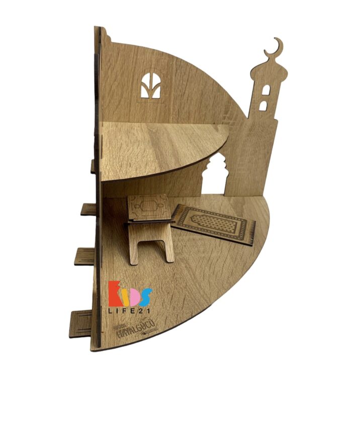 İki Katlı Ahşap Maket Mescit – Bild 3