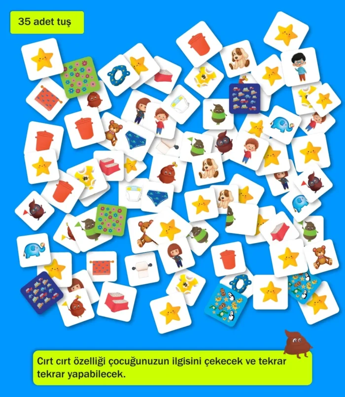 Cırt Cırtlı Tuvalet Eğitimi Kitabım (0-3 Yaş) Etkinlik – Bild 3