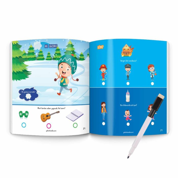 konusturan-kitap-serisi-yaz-sil-a315cc Konuşturan Kitap Serisi YAZ-SİL (Türkçede En Çok Kullanılan 1000 Kelime) – Bild 4