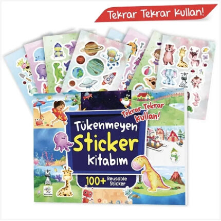 Tükenmeyen Sticker Kitabım (100+ Tekrar Tekrar Kullanılabilen Sticker)