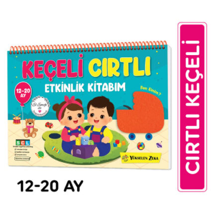 12-20 Ay İlk Cırt Cırtlı - Keçeli Etkinlik Kitabım