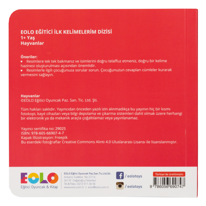 İlk Kelimelerim Dizisi - Hayvanlar – Bild 2