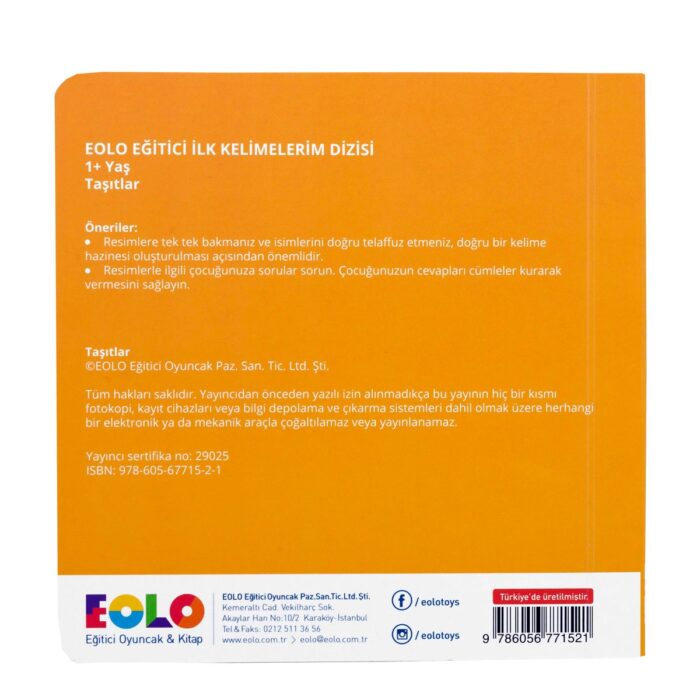 İlk Kelimelerim Dizisi - Taşıtlar – Bild 4