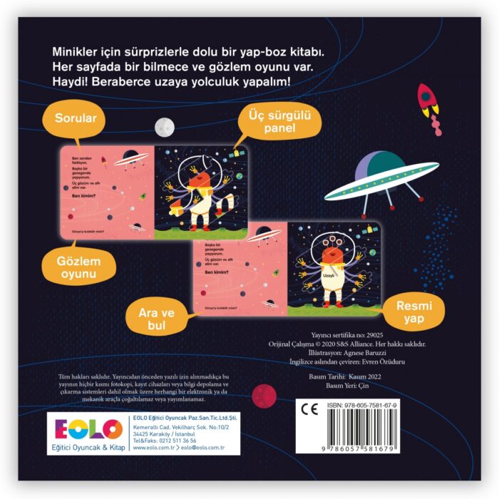 Kaydır & Gör Kitaplar – Uzaya Yolculuk – Bild 7