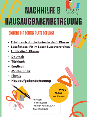 Nachilfe und HAbetreuung Nachilfe und HAbetreuung